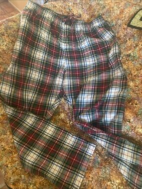 Polo Ralph Lauren Red & Green Plaid Drawstring pajama Pants